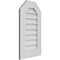 Ekena Millwork Octagonal Top Surface Mount PVC Gable Vent w/ 3-1/2"W x 1"P Standard Frame, 16"W x 28"H GVPOT16X2801SN - alternate 5